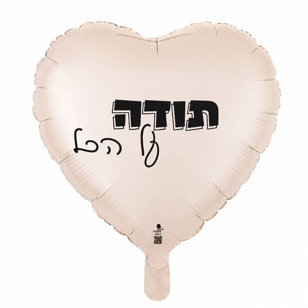 בלון לב: תודה על הכל